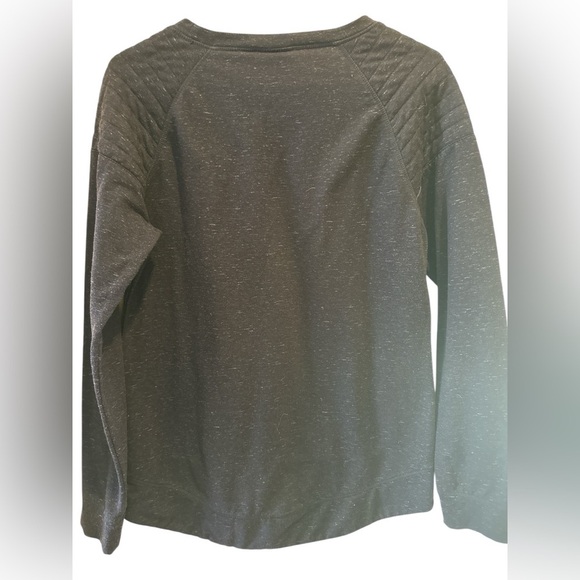 32 Degrees Heat Fleece Top Women Navy Crew Neck Top Stitch Long Sleeve NWOT - Picture 2 of 7